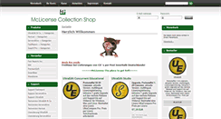 Desktop Screenshot of mclicense-shop.de