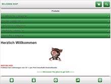 Tablet Screenshot of mclicense-shop.de